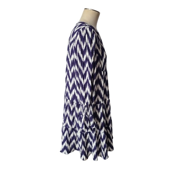 Tuckernuck Pomander Place Navy Ikat Kenzo Dress XS - Picture 9 of 15